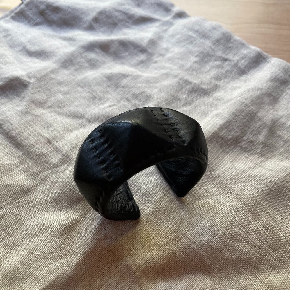 Wendy Nichol Leather Seven Pyramids Cuff